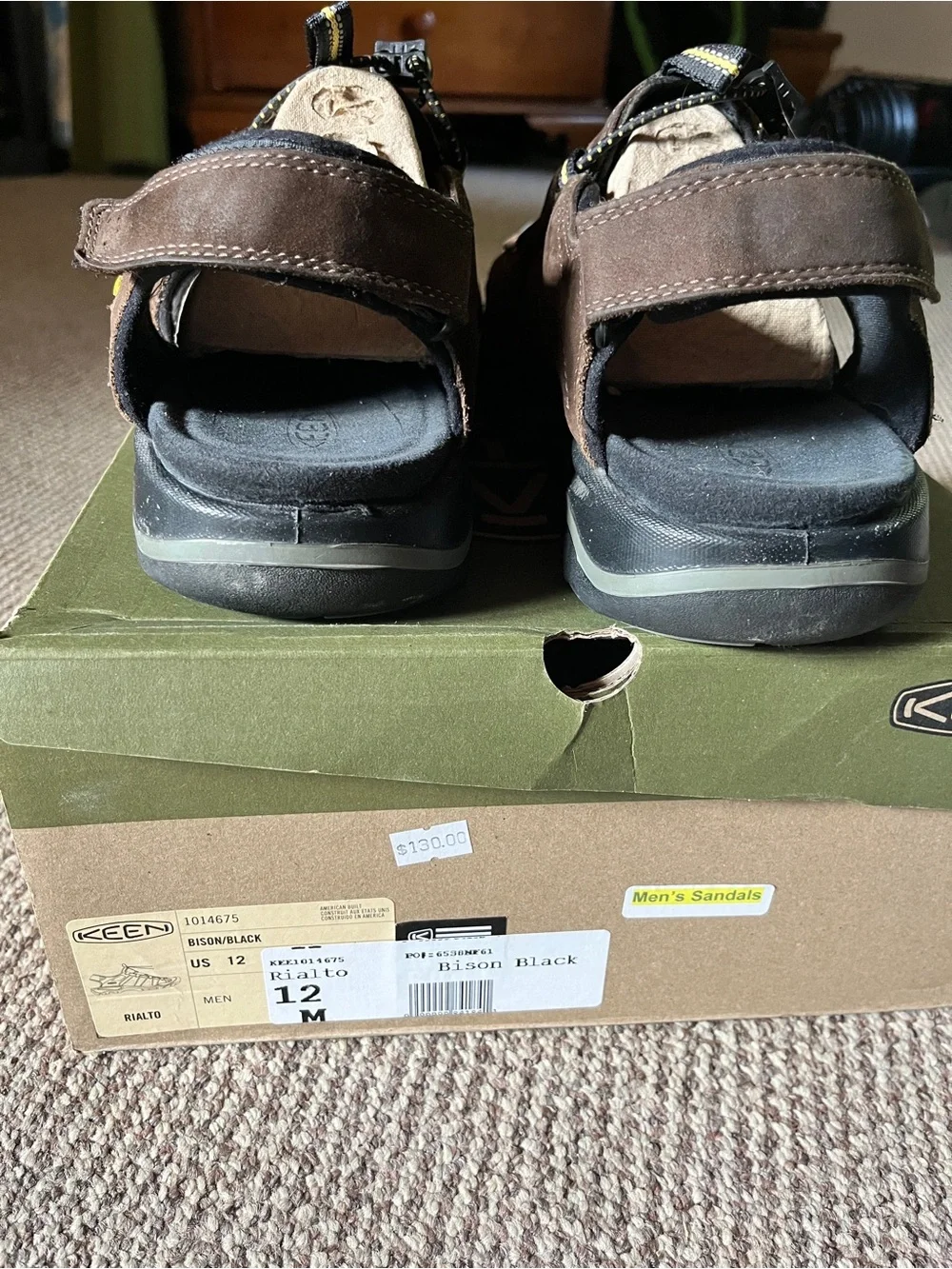 Keen Mens Brown Sandals